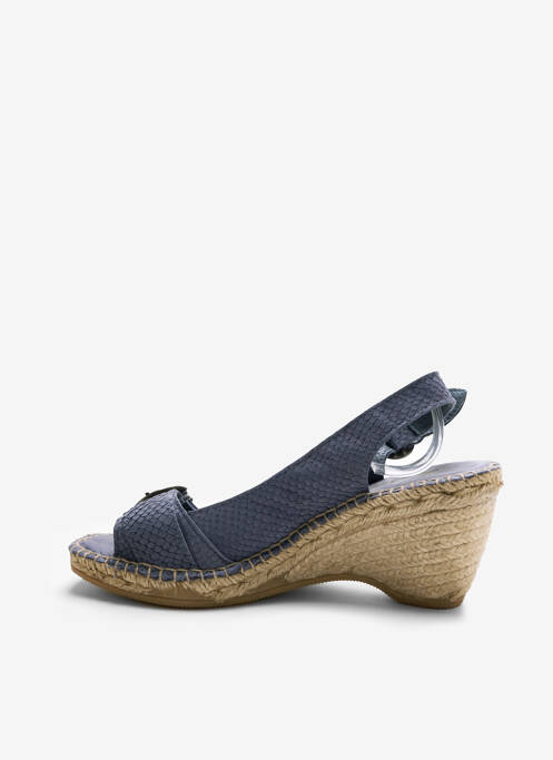 Sandales/Nu pieds gris LORMY pour femme