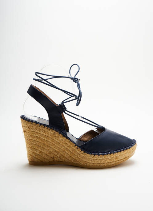 Espadrilles bleu L'ESPADRILLE DE NICOLE pour femme