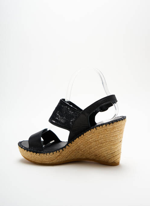 Espadrilles noir L'ESPADRILLE DE NICOLE pour femme