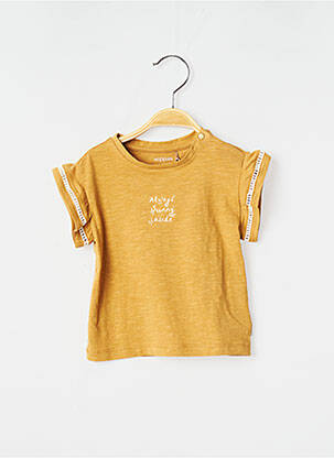 T-shirt stretch manches courtes beige TIFFOSI fille