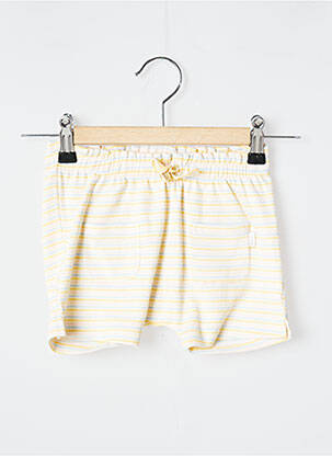 Short stretch taille froncée jaune NOPPIES fille