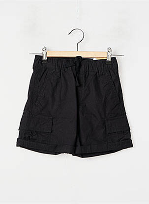 Short tissage popeline taille élastique noir TIFFOSI garcon