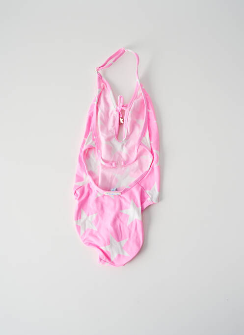 Maillot de bain 1 pièce rose PRINCESSE ILOU pour fille