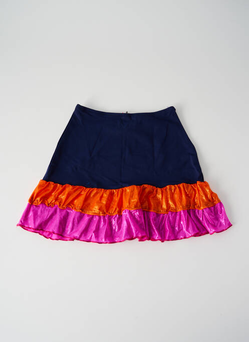 Jupe mi-longue bleu PRINCESSE ILOU pour fille