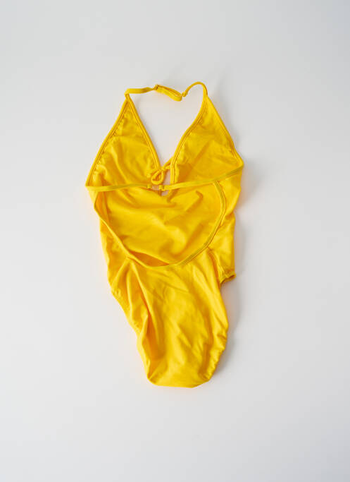 Maillot de bain 1 pièce jaune PRINCESSE ILOU pour fille