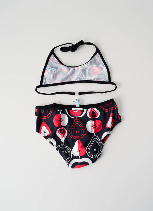 Maillot de bain 2 pièces noir PRINCESSE ILOU pour fille