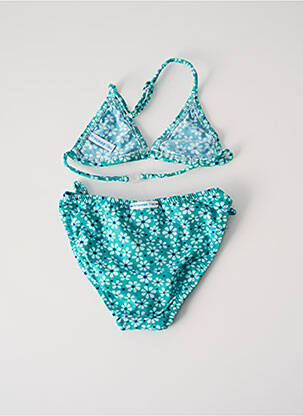 Maillot de bain 2 pièces stretch bleu PRINCESSE ILOU fille
