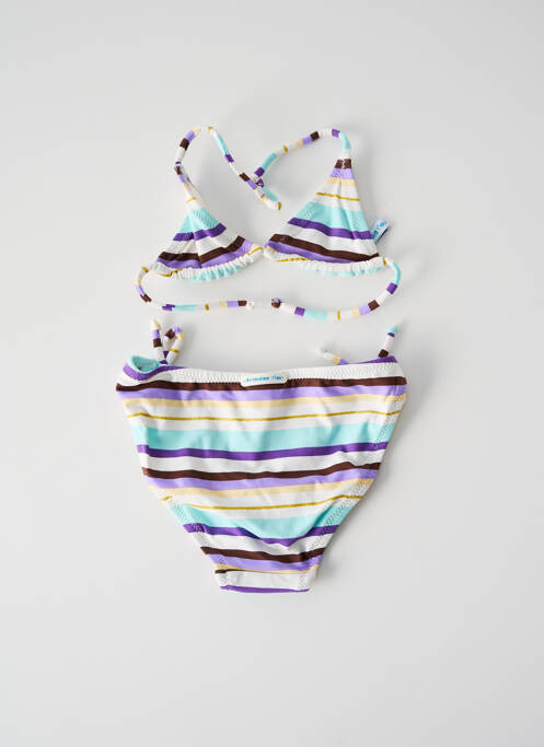 Maillot de bain 2 pièces bleu PRINCESSE ILOU pour fille