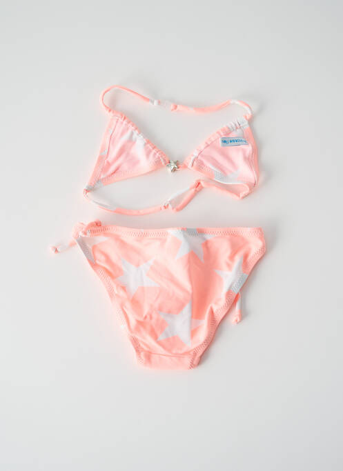 Maillot de bain 2 pièces orange PRINCESSE ILOU pour fille
