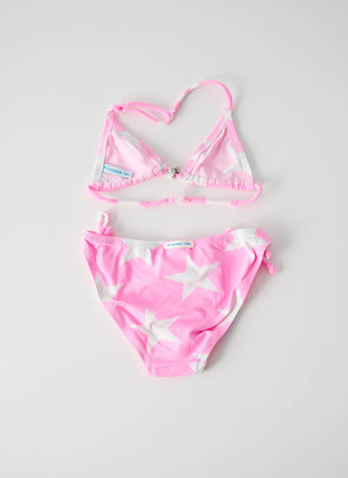 Maillot de bain 2 pièces rose PRINCESSE ILOU pour fille