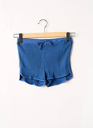 Short taille haute taille élastique bleu SUN CHILD fille