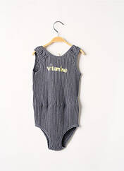 Body lingerie gris BUHO pour fille seconde vue