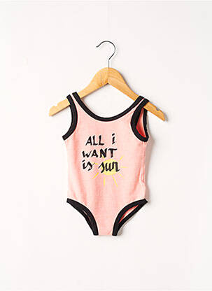 Body lingerie orange BUHO pour fille