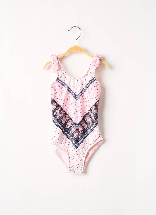 Maillot de bain 1 pièce rose SEAFOLLY pour fille