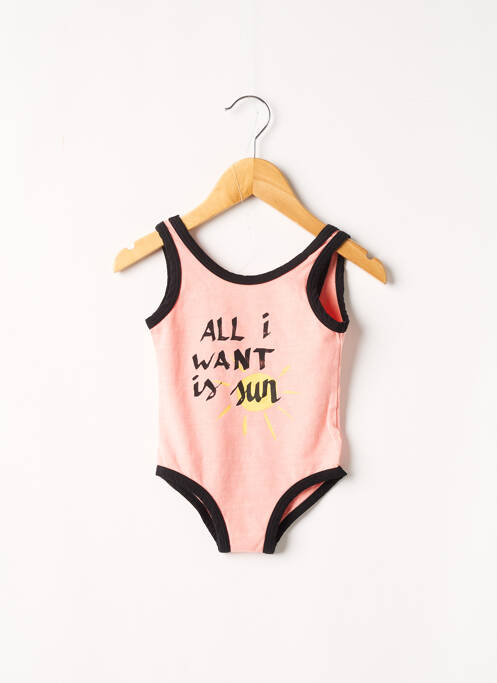 Body lingerie orange BUHO pour fille