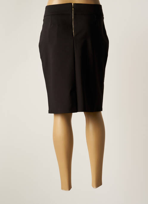 Jupe mi-longue noir GRIFFON pour femme