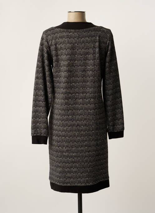 Robe mi-longue noir C'EST BEAU LA VIE pour femme