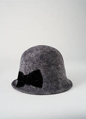 Chapeau gris BED8 pour femme seconde vue