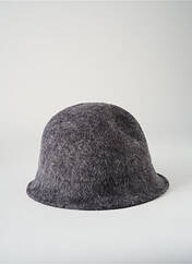 Chapeau gris BED8 pour femme seconde vue