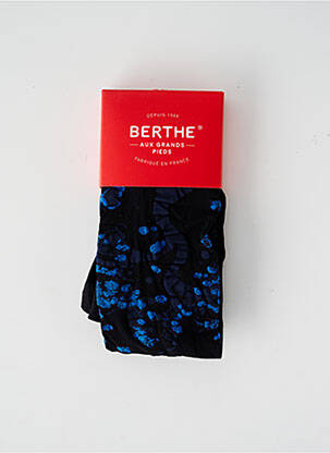 Collants bleu BERTHE AUX GRANDS PIEDS pour femme