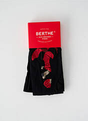 Collants rouge BERTHE AUX GRANDS PIEDS pour femme seconde vue