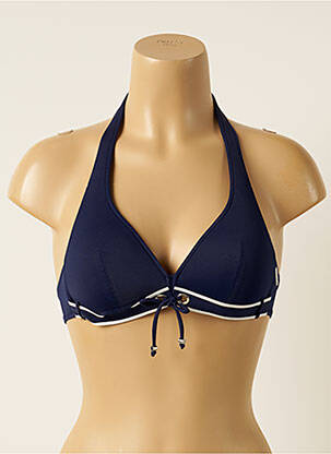Haut de maillot de bain stretch haut soutien-gorge moulé bleu MARIE JO femme