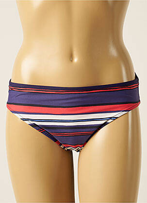 Bas de maillot de bain effet matière satinée culotte violet MARIE JO femme