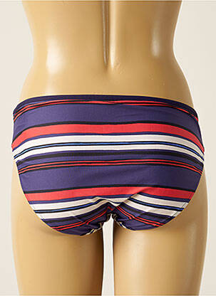 Bas de maillot de bain effet matière satinée culotte violet MARIE JO femme