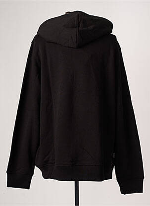 Sweat-shirt à capuche sérigraphie manches longues noir CALVIN KLEIN homme