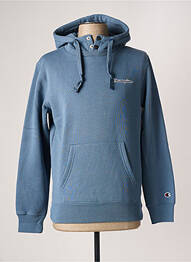 Sweat-shirt à capuche broderie manches longues bleu CHAMPION homme