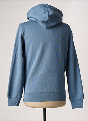 Sweat-shirt à capuche broderie manches longues bleu CHAMPION homme