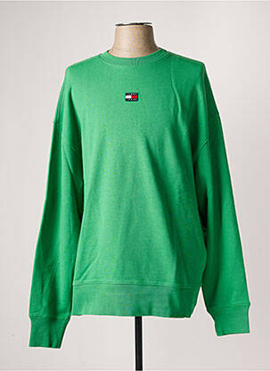 Sweat-shirt vert TOMMY HILFIGER pour homme