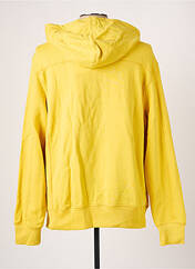 Sweat-shirt à capuche jaune CALVIN KLEIN pour homme seconde vue