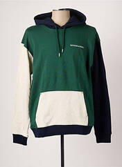 Sweat-shirt à capuche vert SCOTCH & SODA pour homme seconde vue