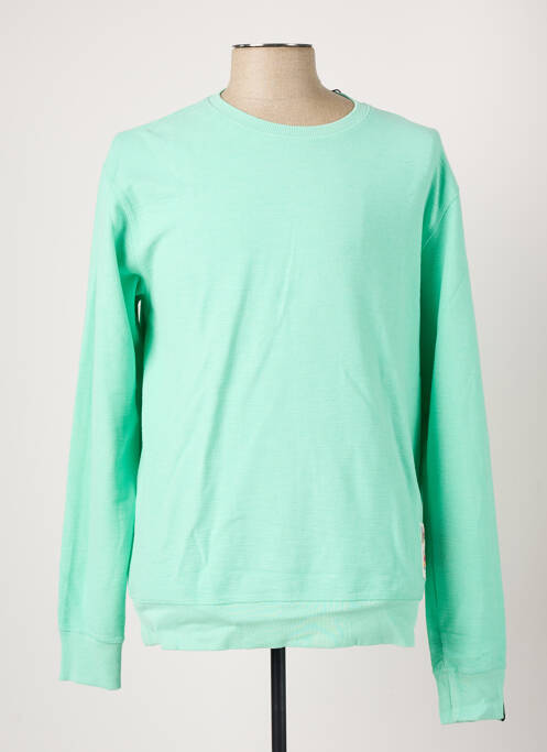 Sweat-shirt vert SCOTCH & SODA pour homme