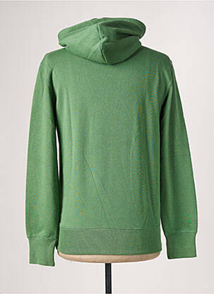 Sweat-shirt à capuche broderie manches longues vert CHAMPION homme