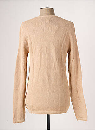 Pull maille souple et aérée manches longues beige ONLY&SONS homme