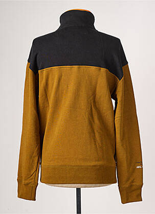 Sweat-shirt col camionneur manches longues vert SCOTCH & SODA homme