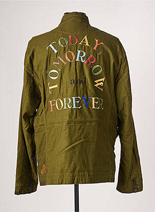 Veste casual coupe droite vert SCOTCH & SODA homme