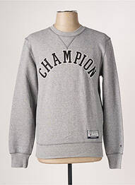 Sweat-shirt stretch manches longues gris CHAMPION homme