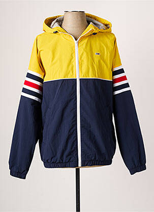 Coupe-vent poches a capuche jaune TOMMY HILFIGER homme