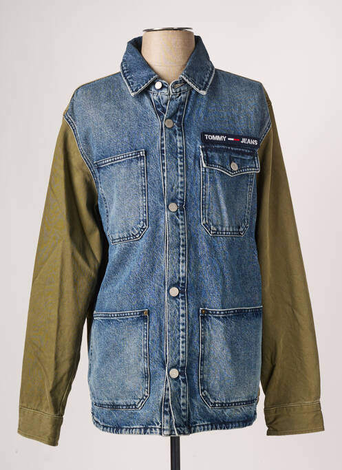 Veste casual fermeture boutonnée sur le devant bleu TOMMY HILFIGER homme