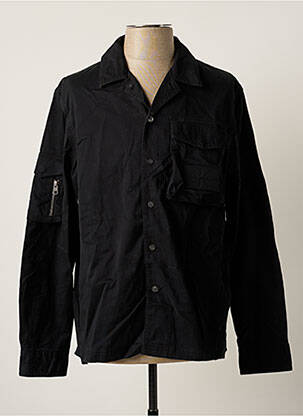 Veste casual fermeture boutonnée sur le devant noir CALVIN KLEIN homme