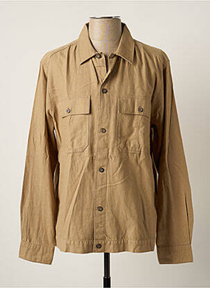 Chemise manches longues beige ONLY&SONS pour homme