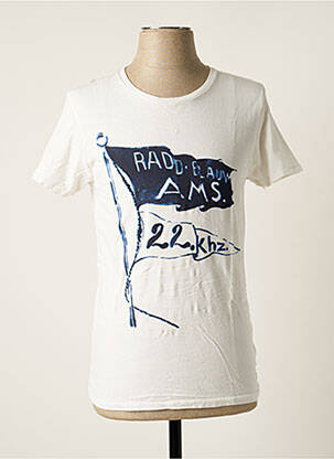 T-shirt blanc SCOTCH & SODA pour homme