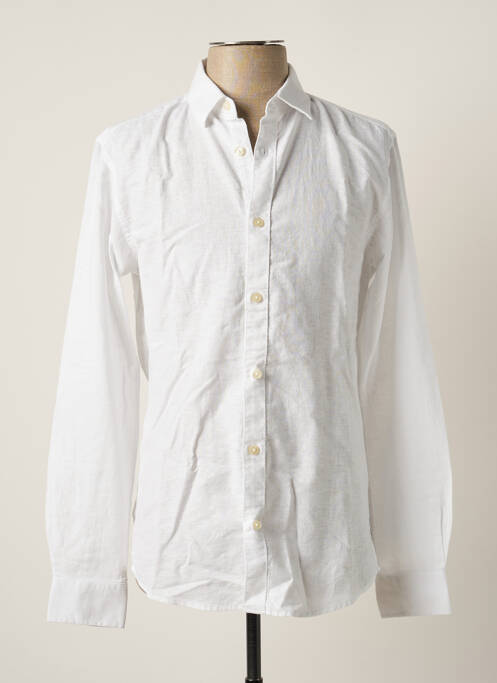 Chemise manches longues blanc ONLY&SONS pour homme