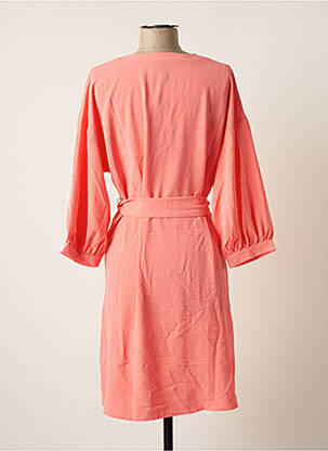 Robe mi-longue manches longues manches longues rose VERO MODA femme