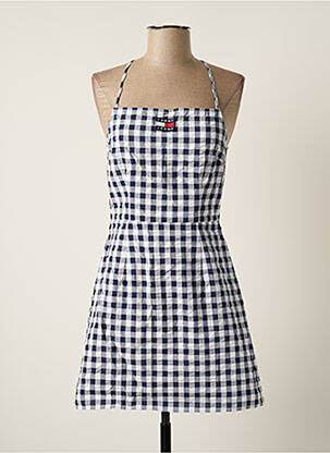 Robe courte sans manche sans manche bleu TOMMY HILFIGER femme
