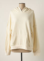 Sweat-shirt à capuche beige GRACE & MILA pour femme seconde vue