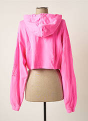 Sweat-shirt à capuche rose CALVIN KLEIN pour femme seconde vue